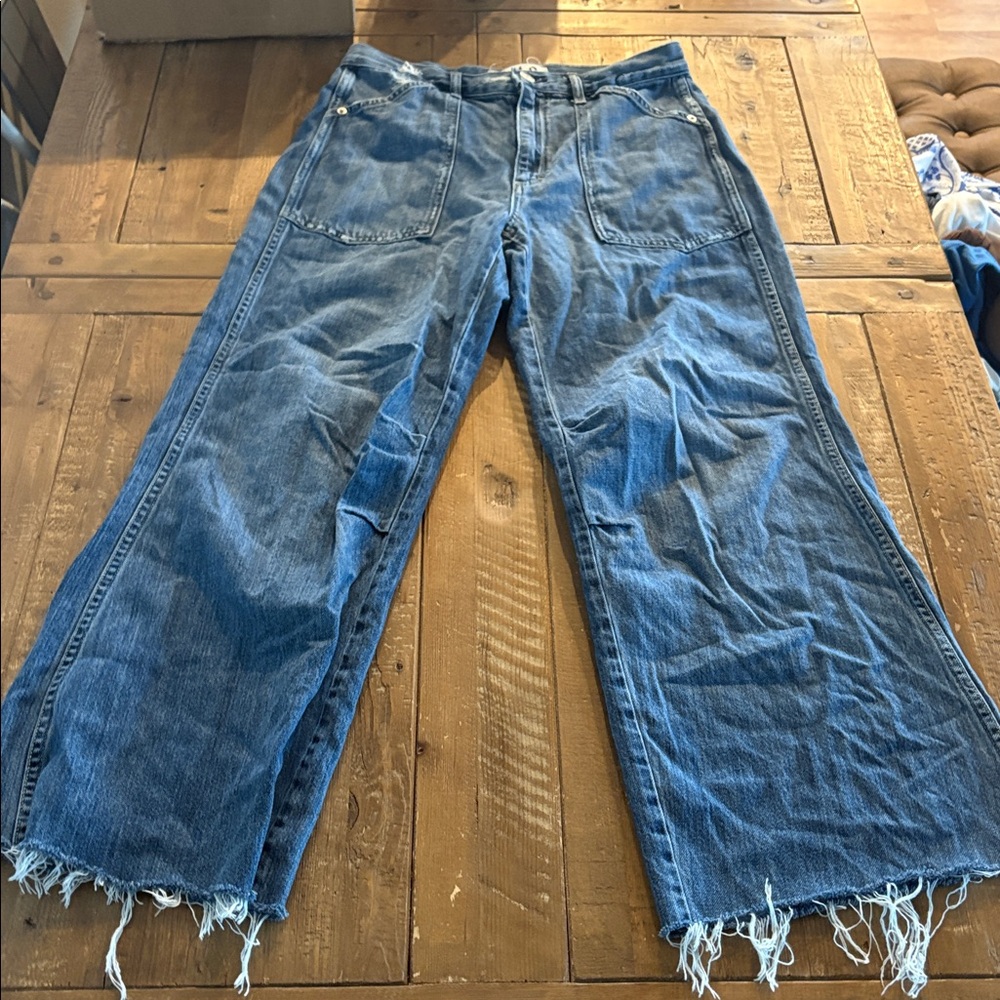 AMO wide leg jeans